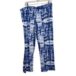 Lucky Brand Womens Blue Tie-Dye Lounge Pants Size M